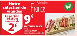 Auchan Plateau grillade offre