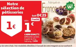 Auchan 4 mini donut's offre