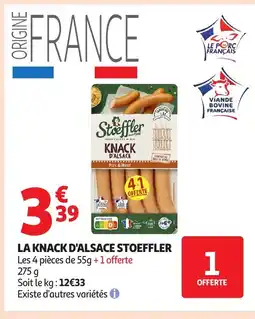 Auchan STOEFFLER La knack d'alsace offre