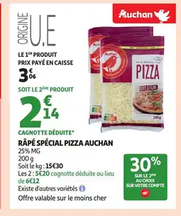 Auchan AUCHAN Râpé spécial pizza offre