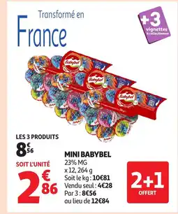 Auchan BABYBEL Mini offre