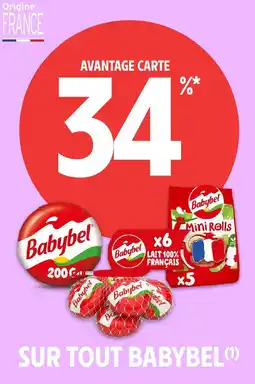 Intermarché Hyper Sur tout babybel offre