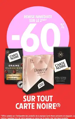 Intermarché Hyper Sur tout carte noire offre