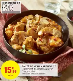 Intermarché Hyper Sauté de veau marengo offre