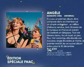 Fnac Angèle Nonante-cinq offre