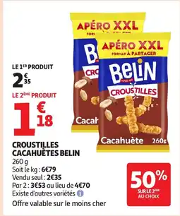 Auchan BELIN Croustilles cacahuètes offre