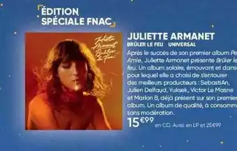 Juliette Armanet - Brûler Le Feu