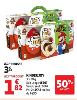 Auchan KINDER JOY offre