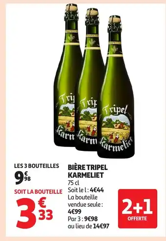 Auchan TRIPEL KARMELIET Bière offre