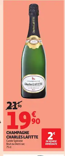 Auchan CHARLES LAFITTE Champagne offre