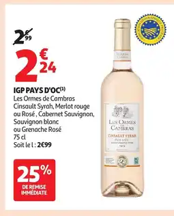 Auchan Igp pays d'oc offre