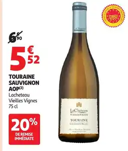 Auchan Touraine sauvignon aop offre