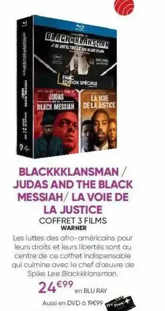 Blackkklansman - Judas And The Black Messiah - La Voie De La Justice