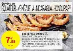 Intermarché Hyper Crevettes cuites offre