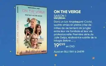 Fnac On The Verge - Saison 1 offre