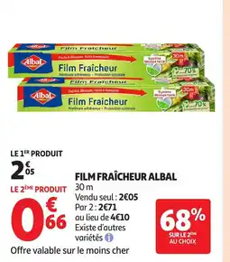 Auchan ALBAL Film fraîcheur offre
