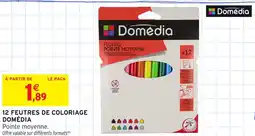 Intermarché Hyper 12 feutres de coloriage offre