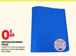 Auchan Protege-document pouse offre