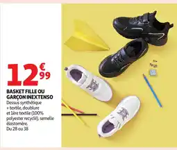 Auchan INEXTENSO Basket fille ou garçon offre
