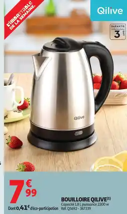 Auchan QILIVE Bouilloire offre