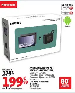 Auchan SAMSUNG Pack tab a9+ offre