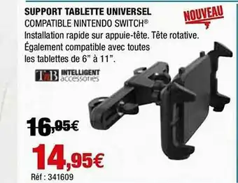 Autobacs Support Tablette Universel offre