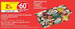 Intermarché Hyper Yaourt panier aux fruits rouges offre découverte yoplait offre