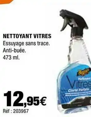 Autobacs Nettoyant Vitres offre