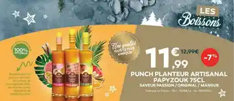Cabesto Punch Planteur Artisanal Papyzouk 75cl Saveur Passion - Original - Mague offre