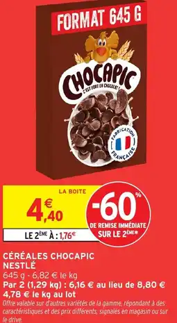 Intermarché Hyper Céréales chocapic nestlé offre