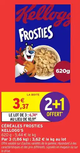 Intermarché Hyper Céréales frosties kellogg's offre