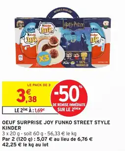 Intermarché Hyper Oeuf surprise joy funko street style kinder offre