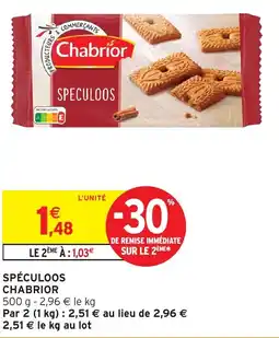 Intermarché Hyper Spéculoos chabrior offre