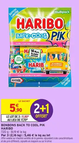 Intermarché Hyper Bonbons back to cool pik haribo offre