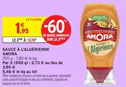 Intermarché Hyper Sauce à l'algérienne amora offre