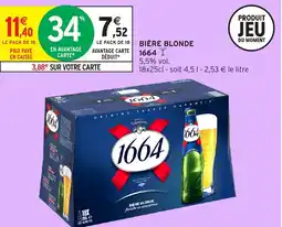 Intermarché Hyper Bière blonde offre