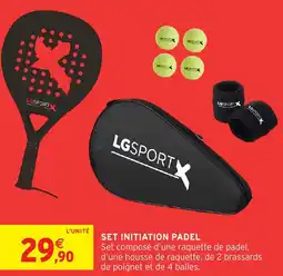 Intermarché Hyper Set initiation padel offre