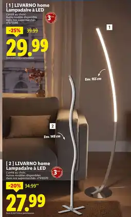 Lidl LIVARINO HOME Lampadaire à LED offre