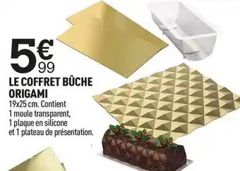 Centrakor Le coffret bûche origami offre