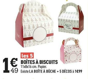Centrakor Boîtes à biscuits offre