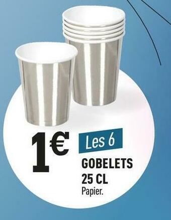 Centrakor Gobelets offre