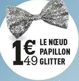 Centrakor Le nœud papillon glitter offre