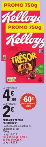 E.Leclerc Express KELLOGG'S Céréales trésor offre
