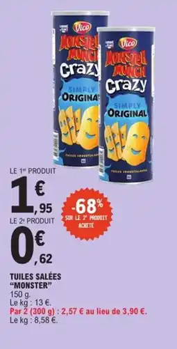 E.Leclerc Express MONSTER Tuiles salées offre
