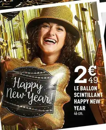 Centrakor Le ballon scintillant happy new year offre