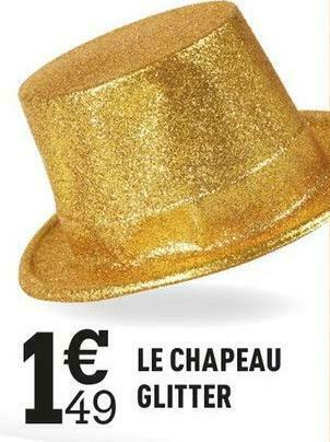 Centrakor Le chapeau glitter offre
