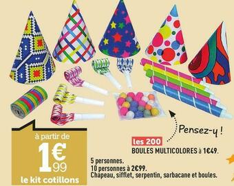 Centrakor Le kit cotillons offre