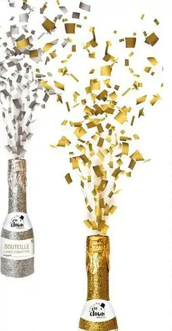 Centrakor La bouteille lance-confettis offre