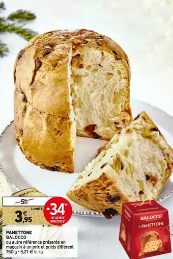 Intermarché Balocco panettone offre