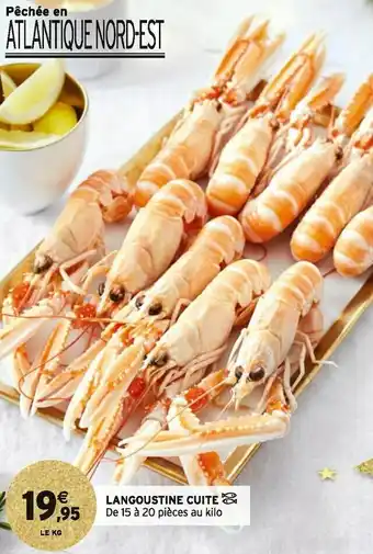 Intermarché Langoustine cuite offre
